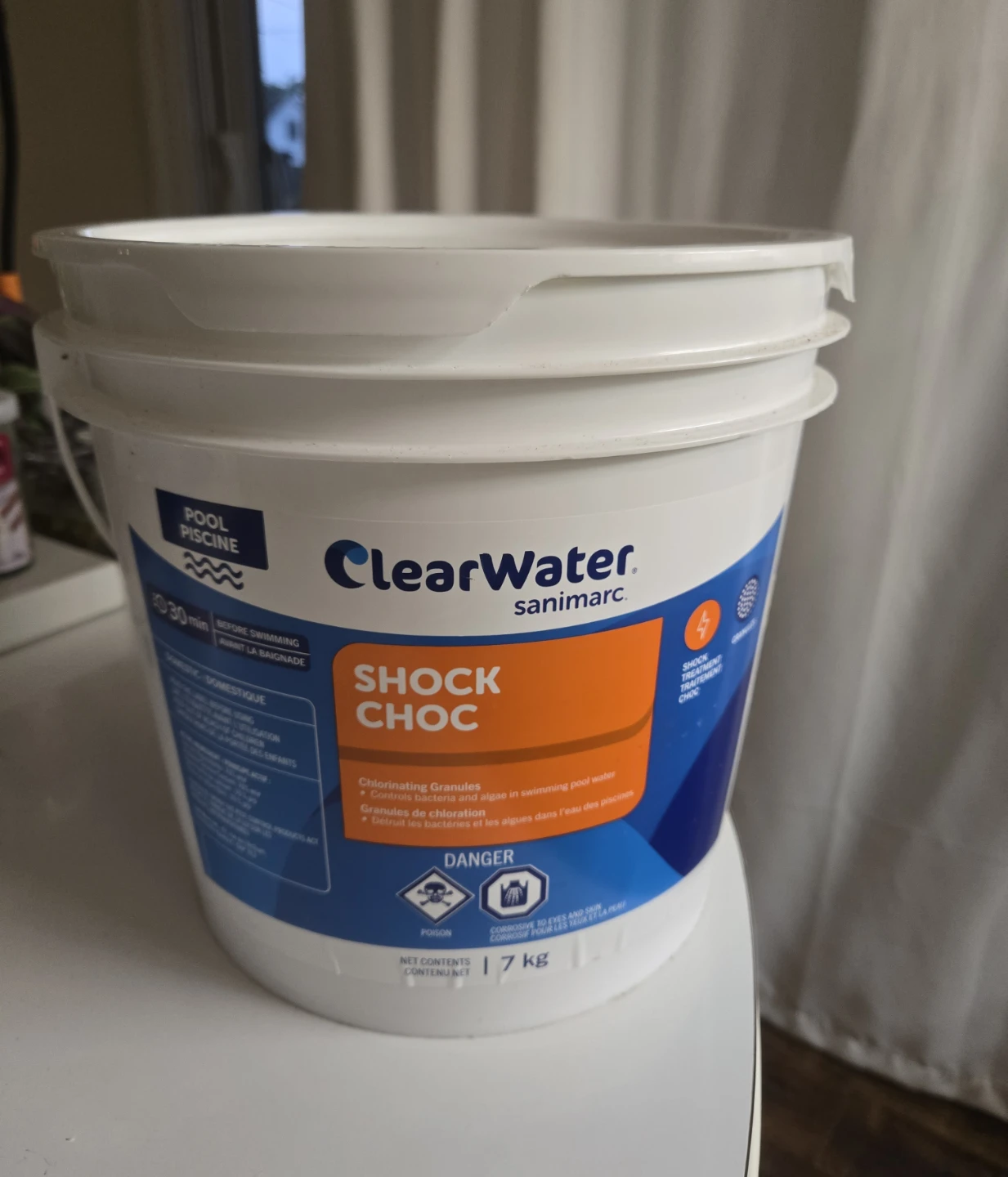 Pool chlorine shock 7kg