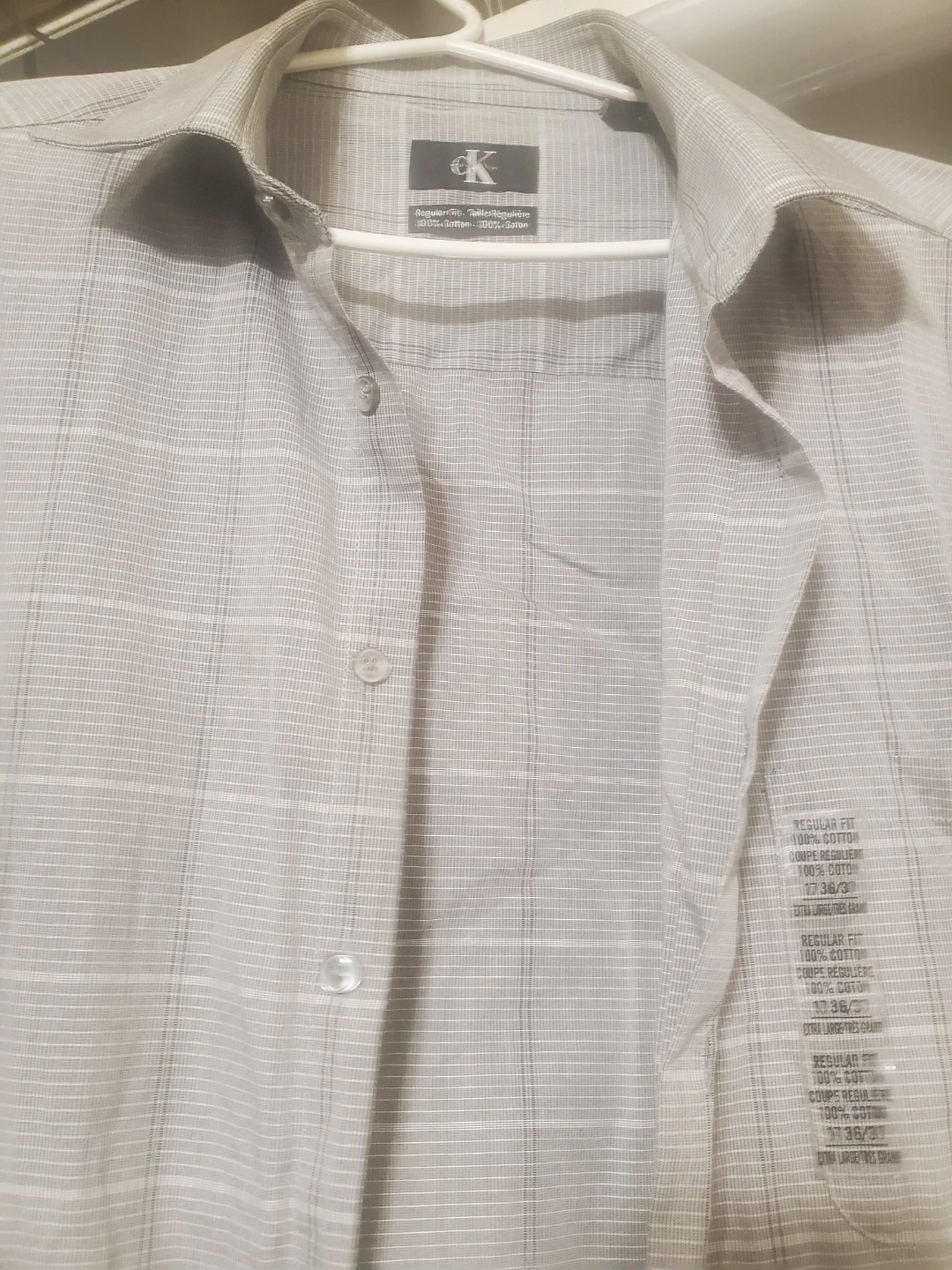 Calvin Klein Men's Regular Fit Dress Shirt - photo 4