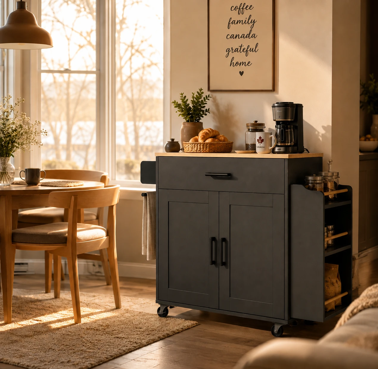 Brand new Kitchen Island Cart with Storage - photo 2