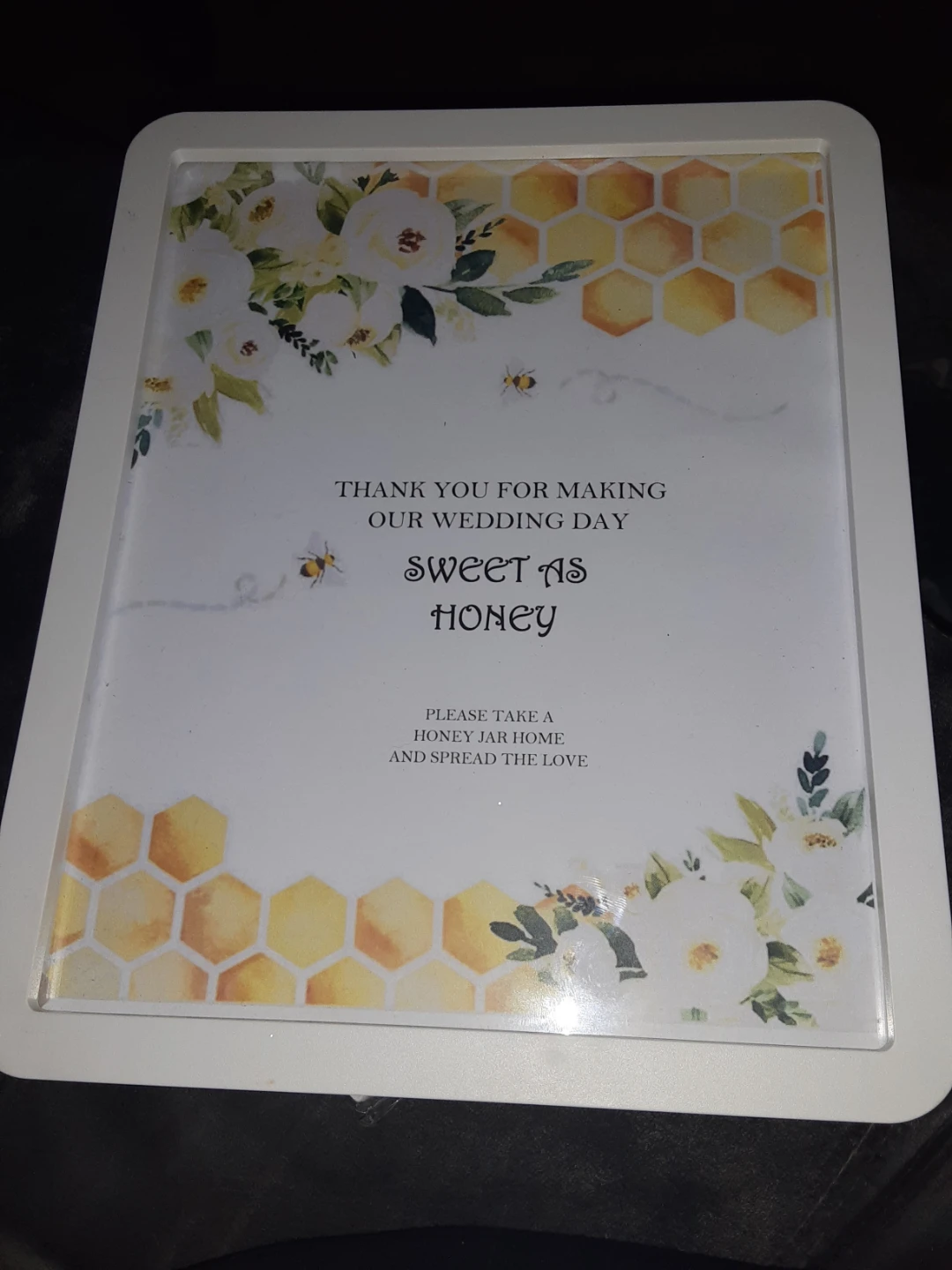 Wedding Honey Jar Sign