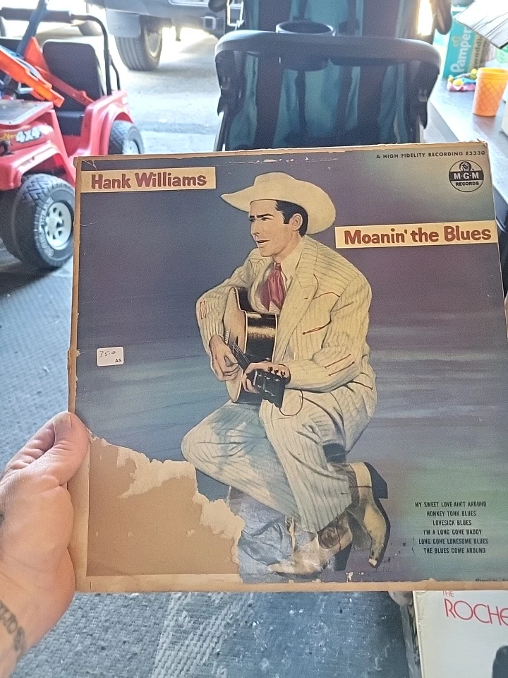 Hank Williams Moanin' the Blues Vinyl Record