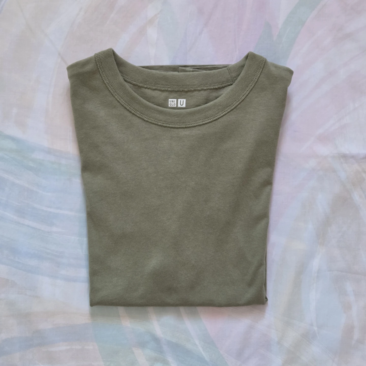 Uniqlo U Green Crew Neck T-Shirt - photo 3