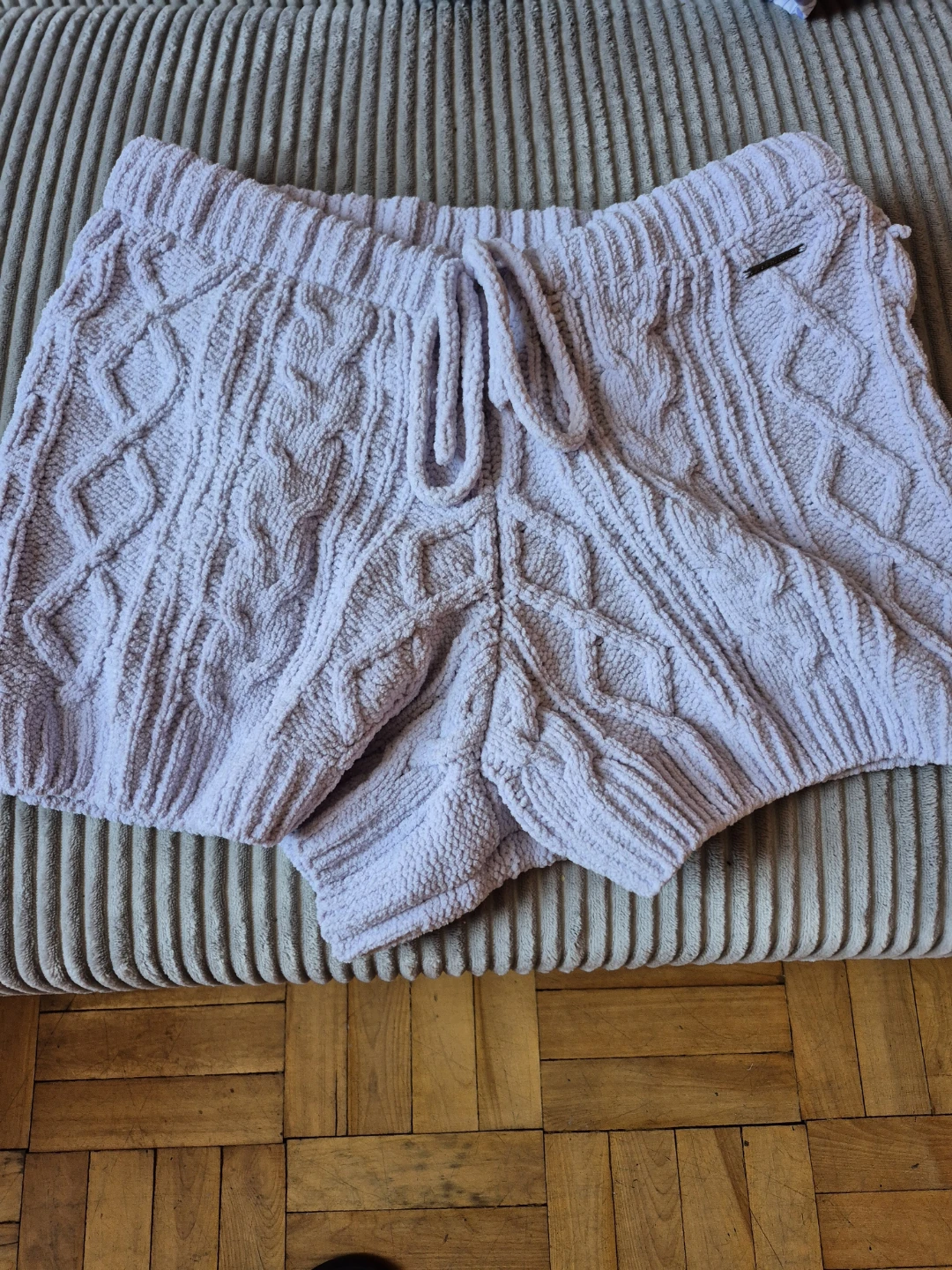 BN)La Vie en Rose M/M Cable Knit Lounge Shorts