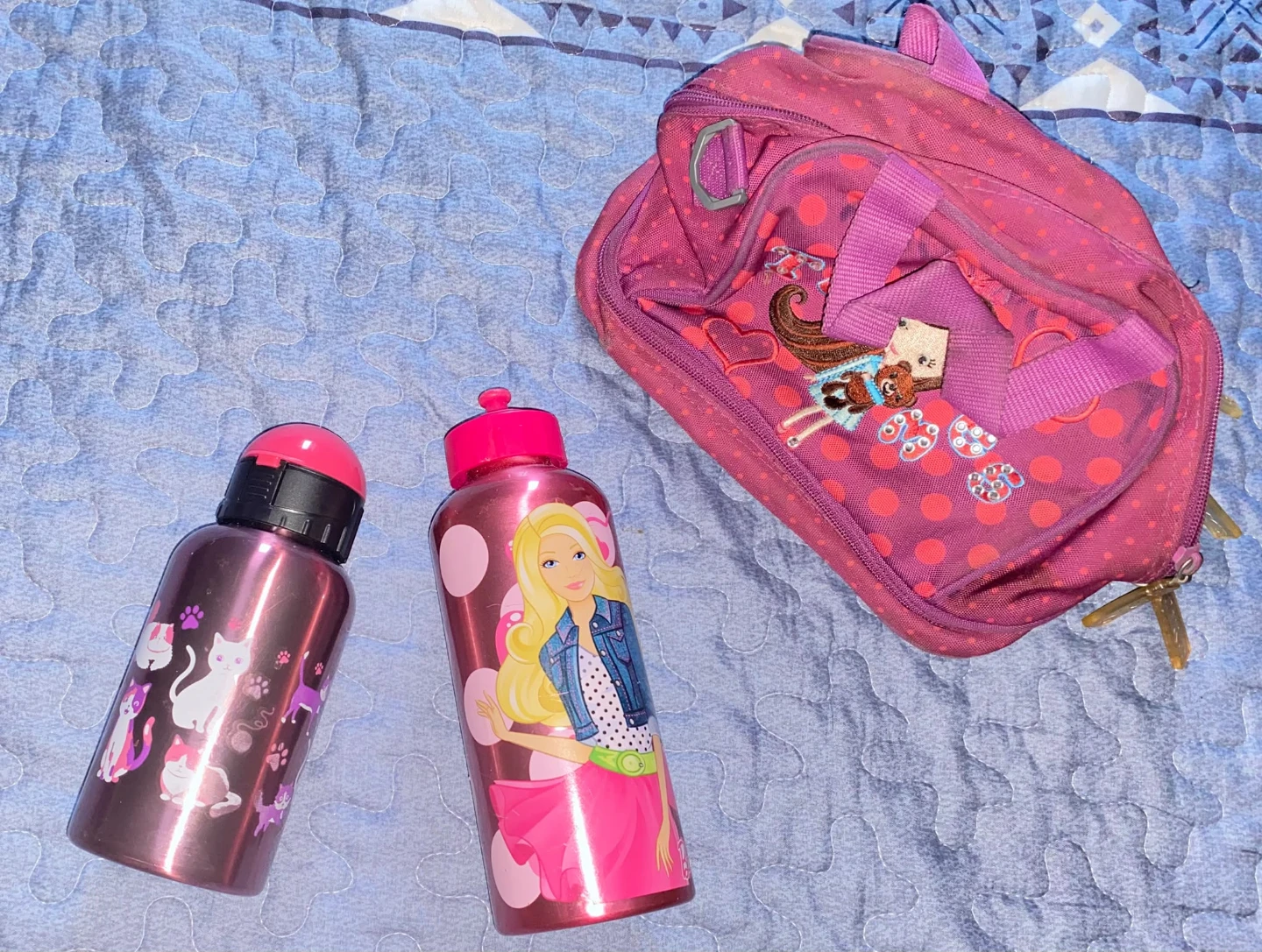 Hannah Montana backpack set with bottles and bag - photo 4