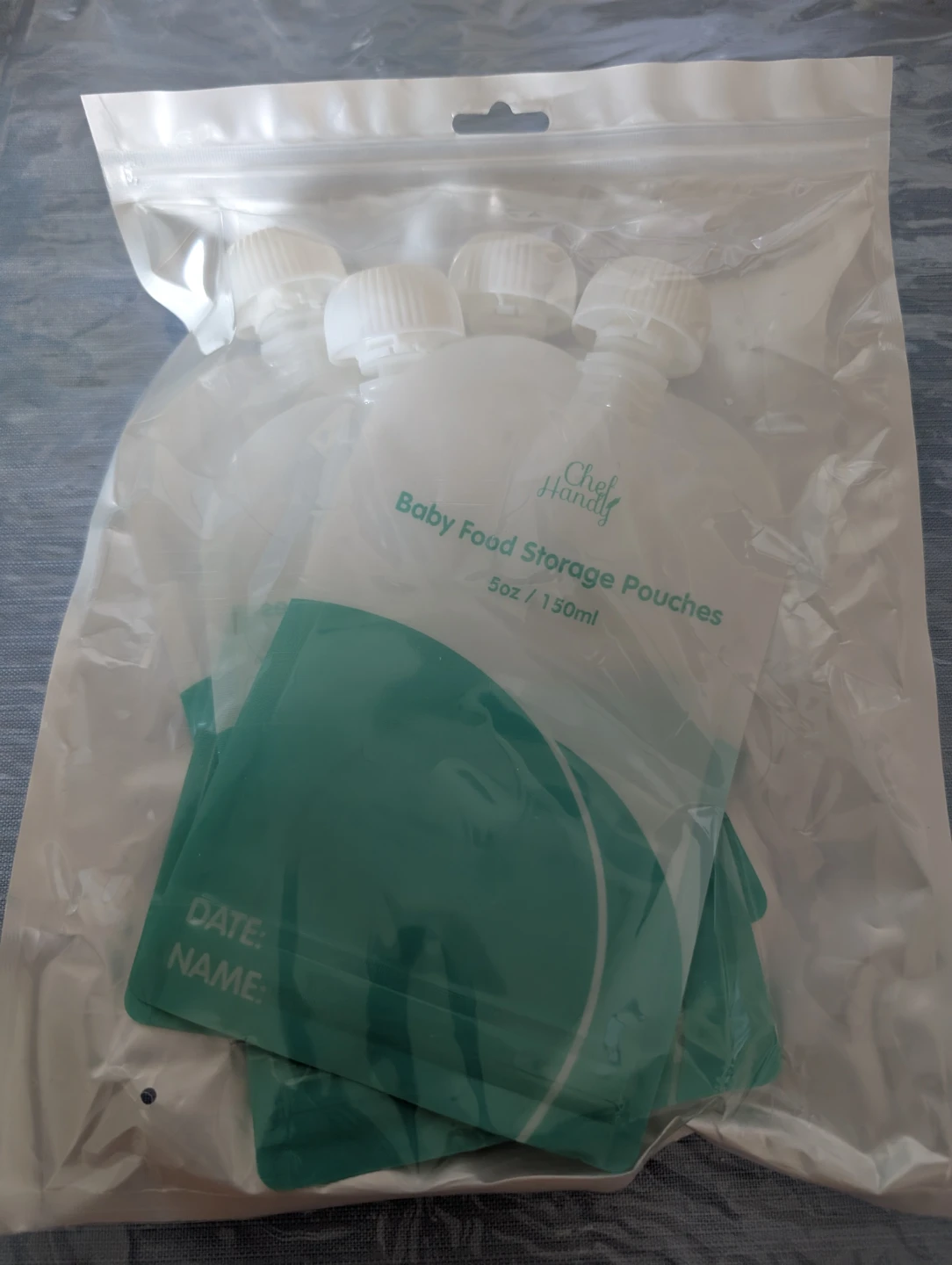 Chef Handi Baby Food Storage Pouches - 5oz / 150ml