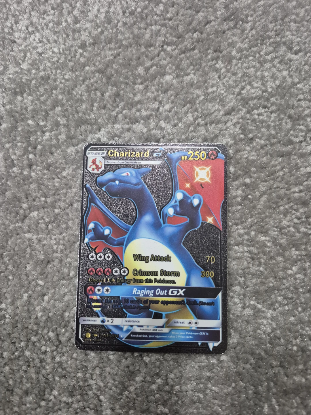 Pokémon Charizard GX Trading Card