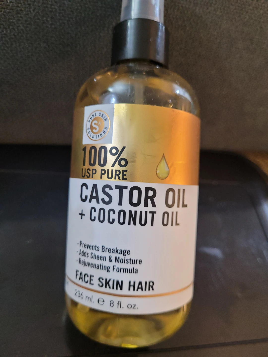 Pure Skin Solutions Castor Oil + Coconut Oil 8 fl oz
