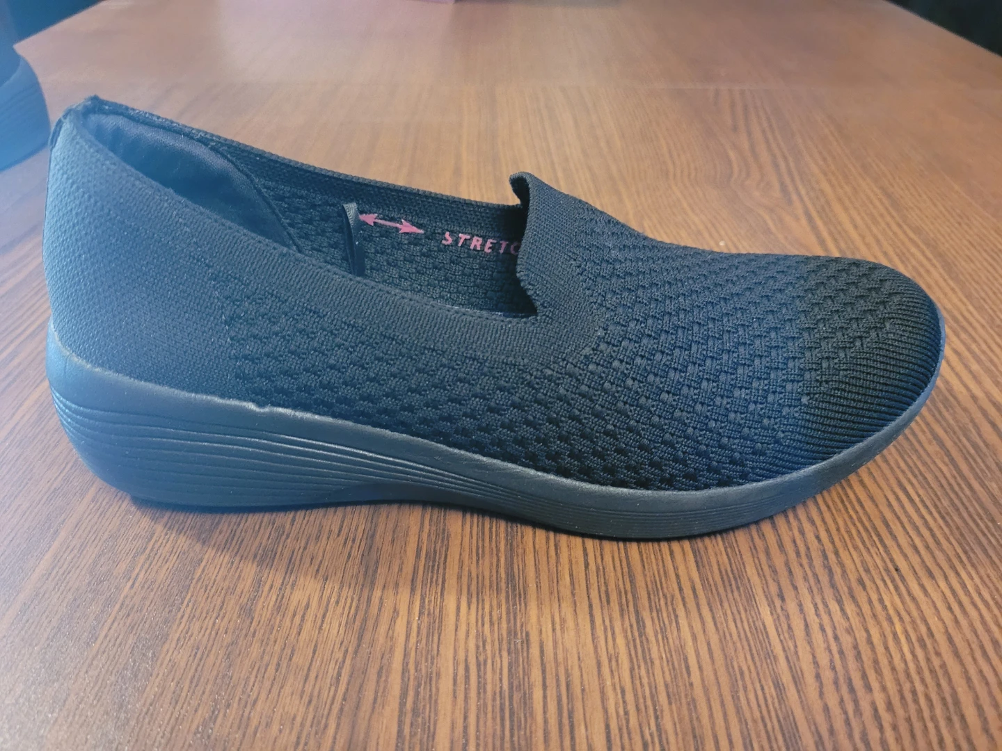 Skechers Women's Black Slip-On Knit Shoes - photo 3