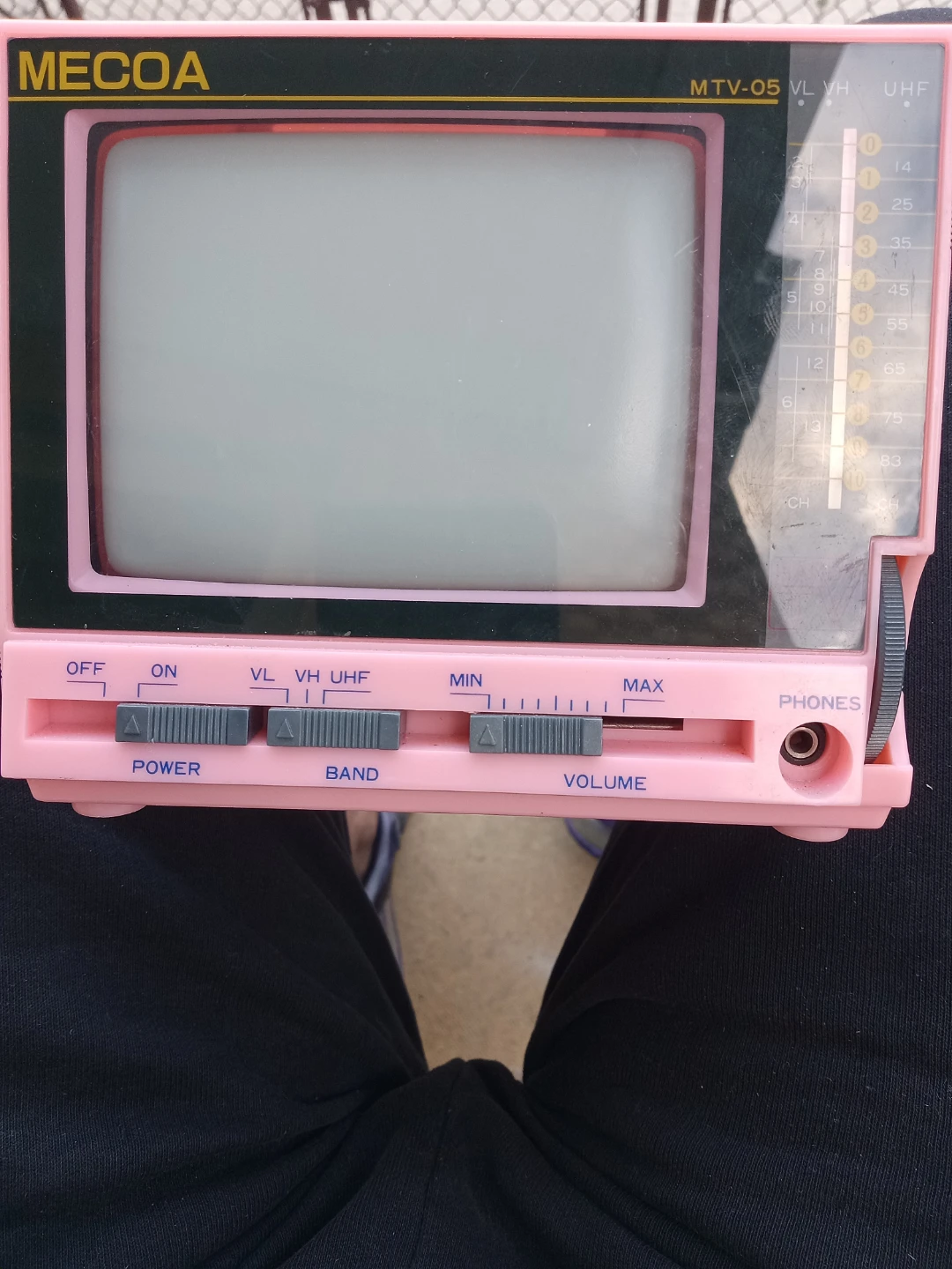 MECOA MTV-05 Pink Portable TV - photo 2