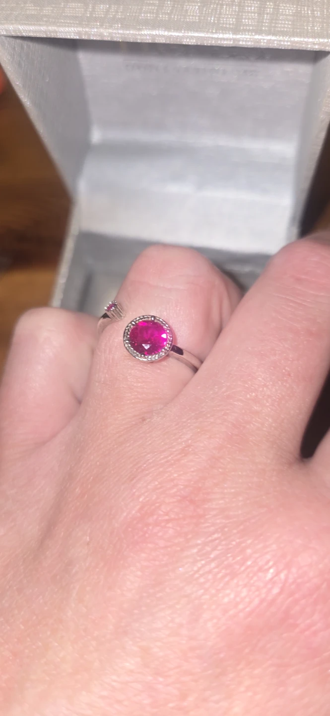 Stirling silver ruby ring - photo 3