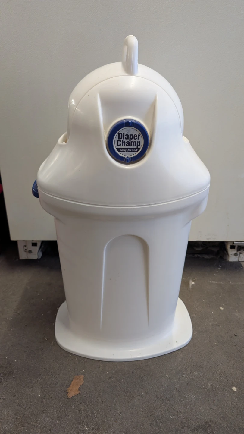 Baby Trend Diaper Champ White