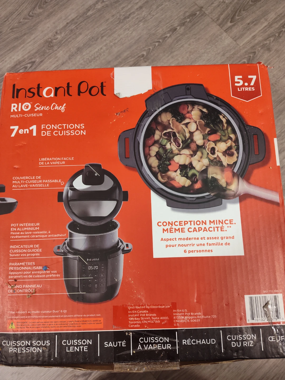 Instant Pot RIO Chef Series Multi-Cooker 5.7 Litres - photo 2