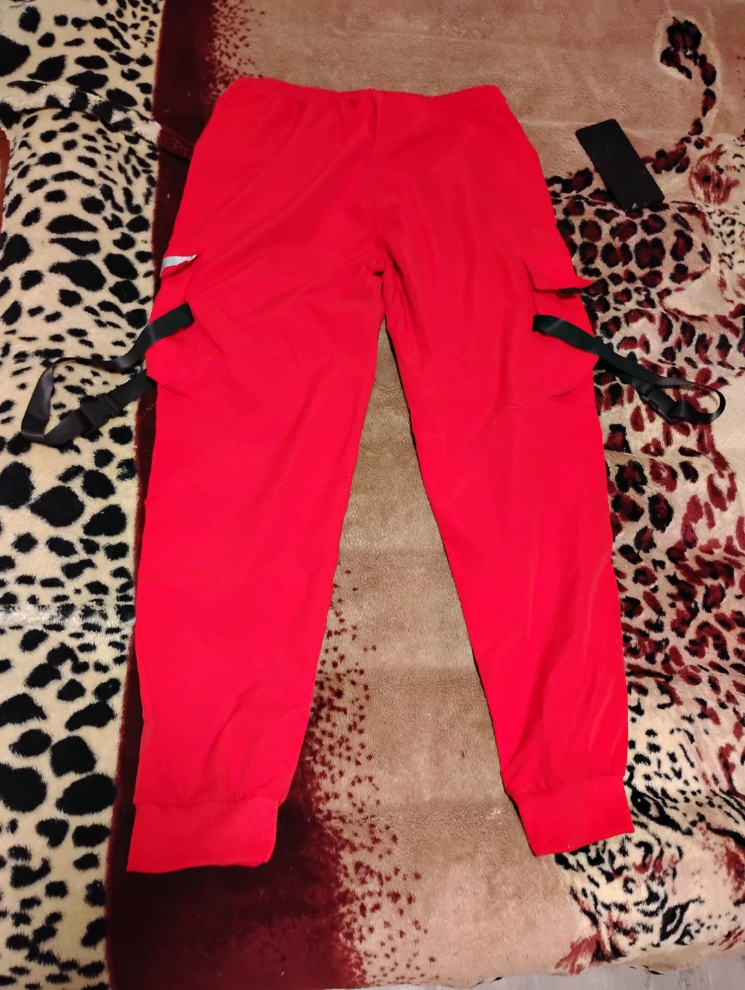 Large Red Cargo Pants - photo 2