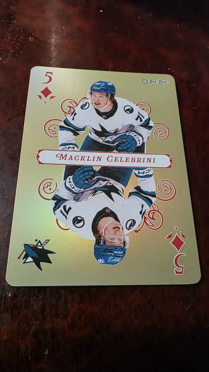 O-Pee-Chee Macklin Celebrini Hockey Card