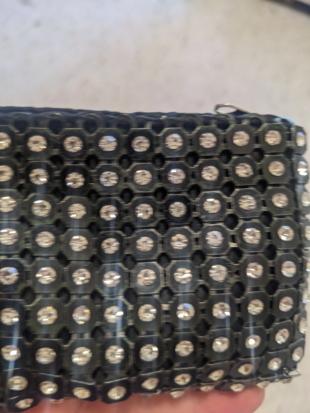 Sparkly Black Clutch