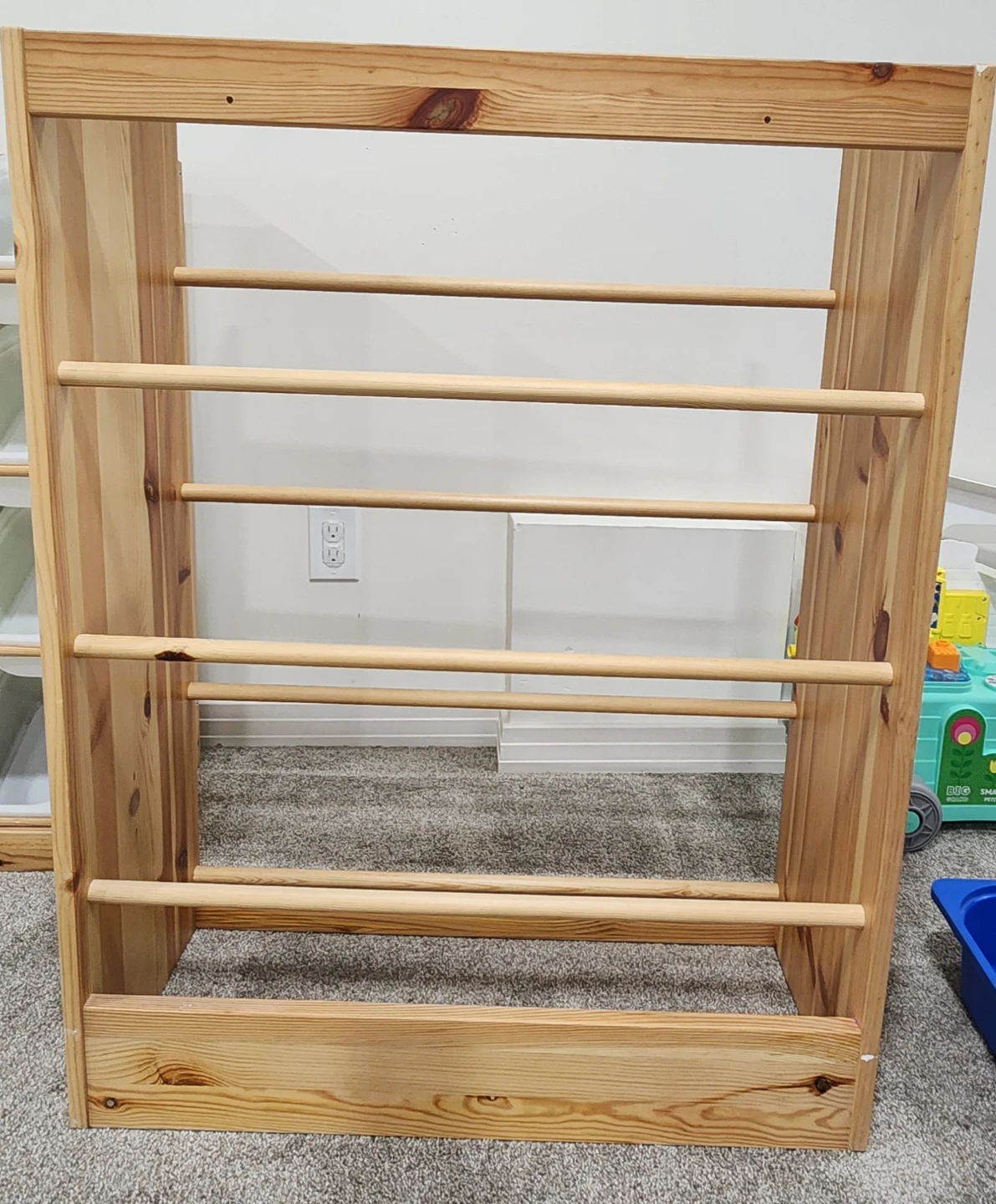 Trofast Wooden Toy Organizer with Bins - photo 4