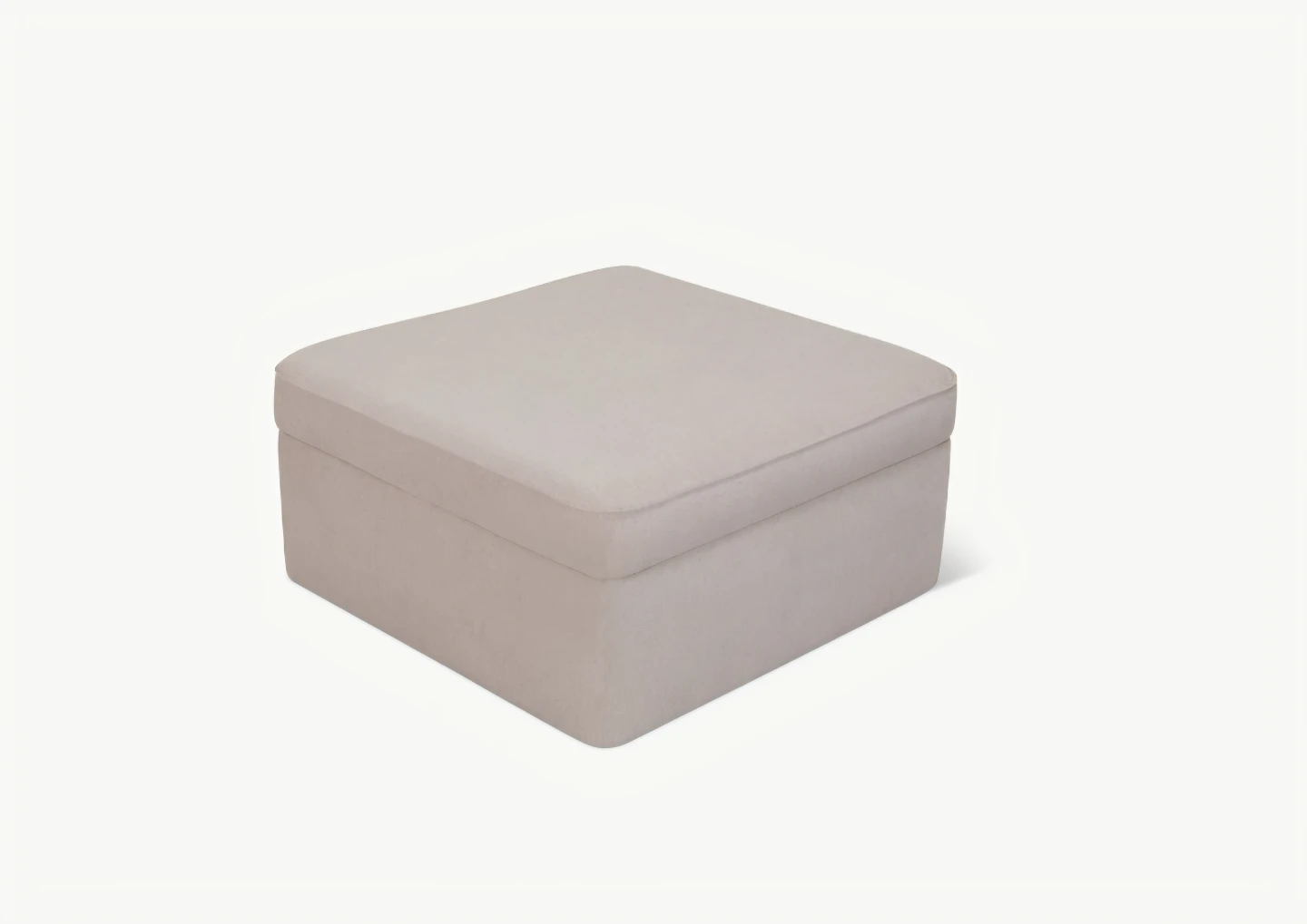 Sundays Pod Storage Ottoman - Small, Latte