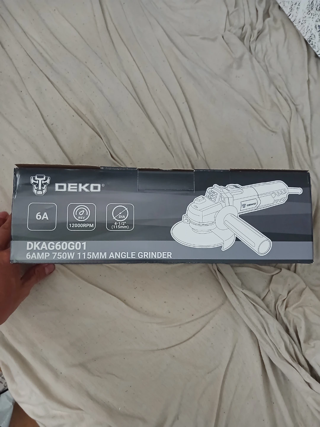 DEKO 6AMP 750W 115MM Angle Grinder