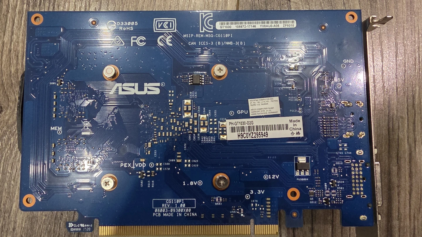 ASUS GeForce GT 1030 Graphics Card - photo 2