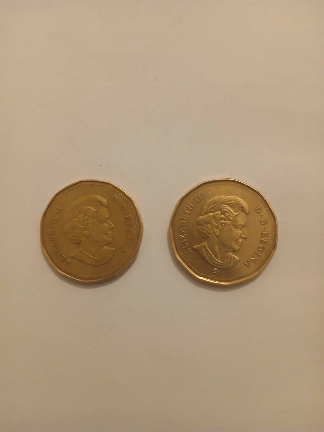 Canada Loonie Coins - 2 x $1 Coins - photo 2