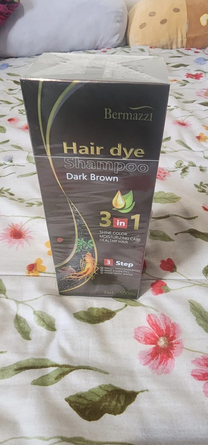 Bermazzi Hair Dye Shampoo - Dark Brown - photo 5