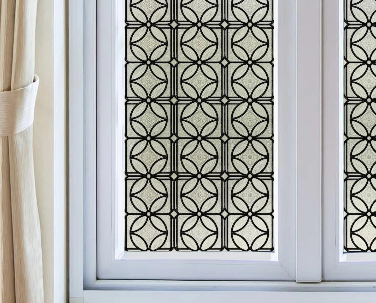 Petal Grid Window Privacy Film 16.9"×84.6"