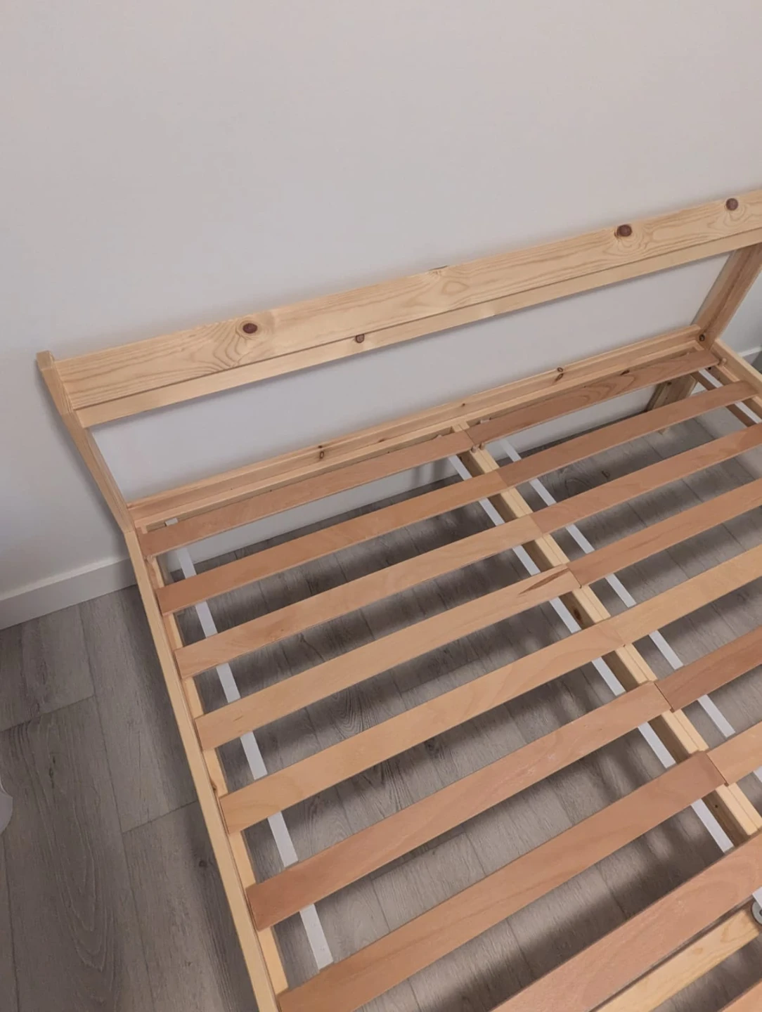 IKEA Double Wooden Bed Frame - photo 2