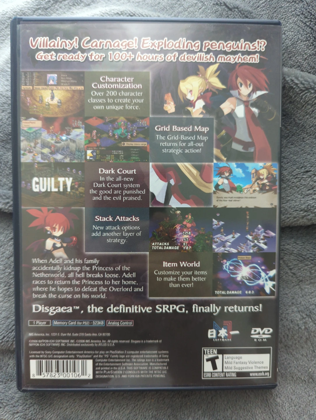 Disgaea 2: Cursed Memories - PlayStation 2 Game - photo 2