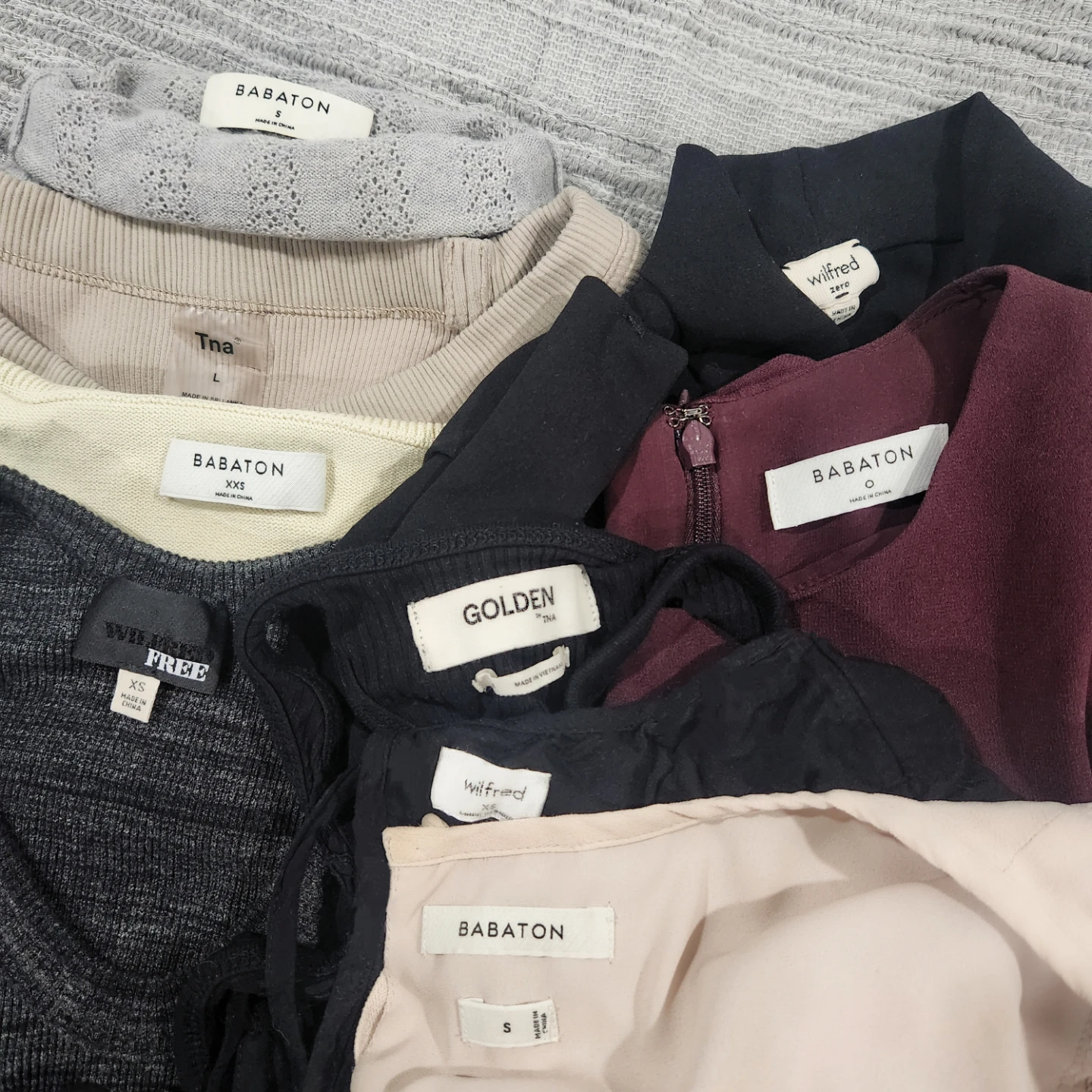 Aritzia Bundle - 9 piece Babaton/Wilfred/TNA