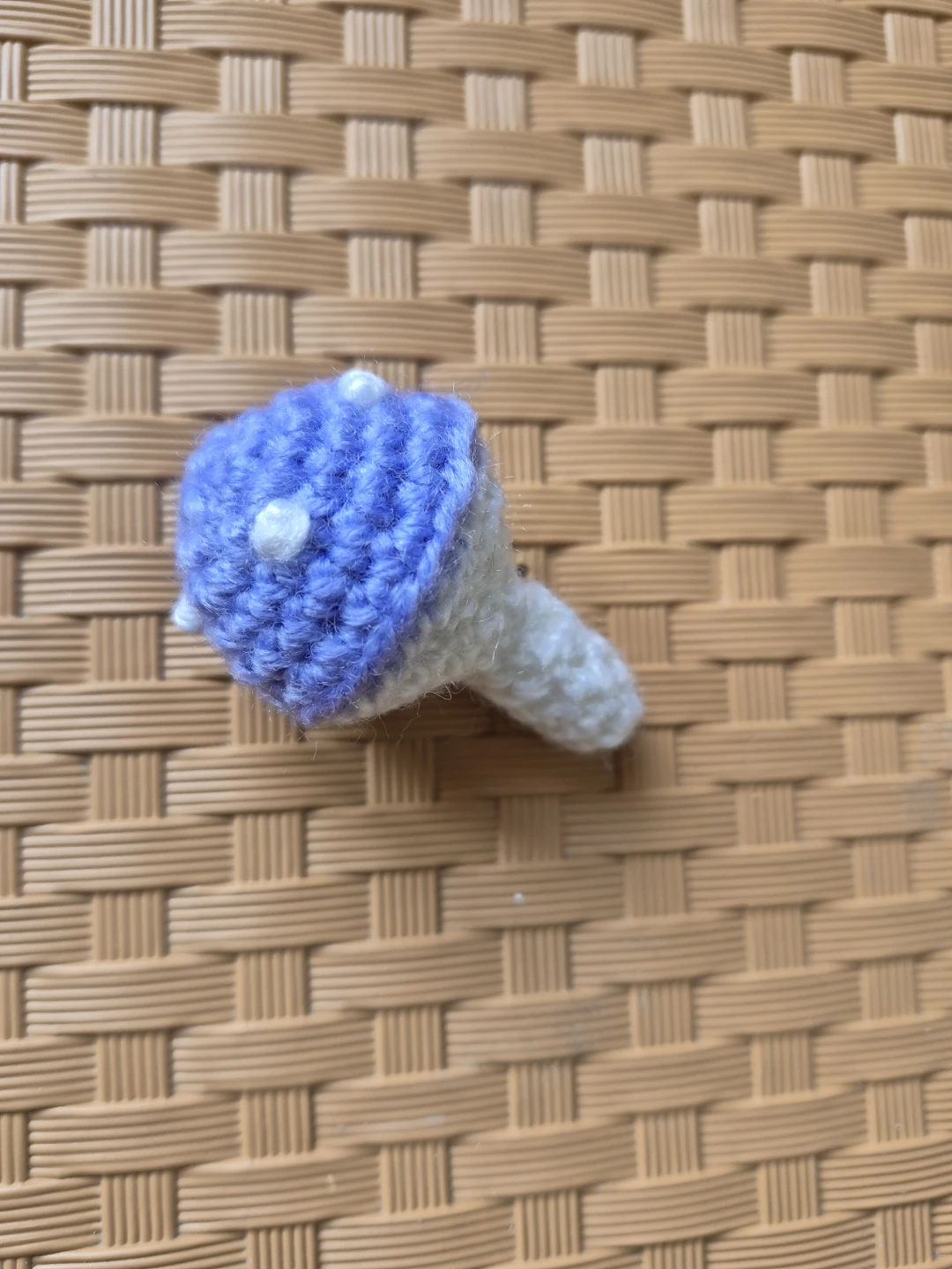 Crocheted Mushroom Amigurumi