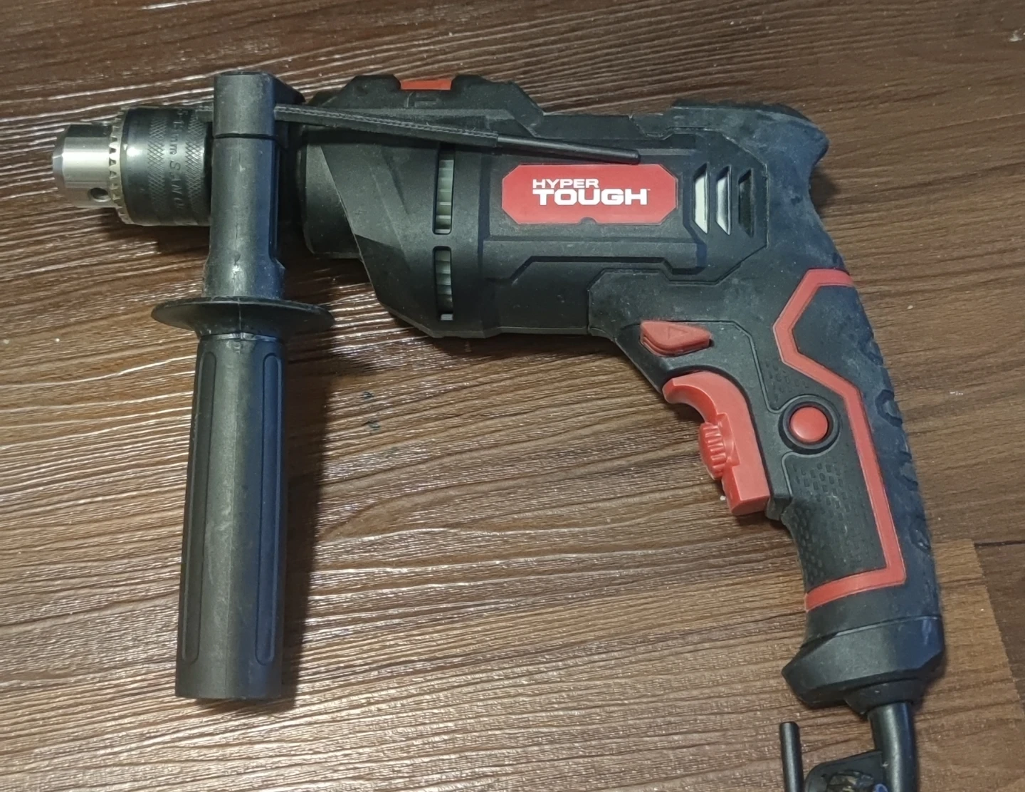 Hyper Tough Corded Drill with Side Handle