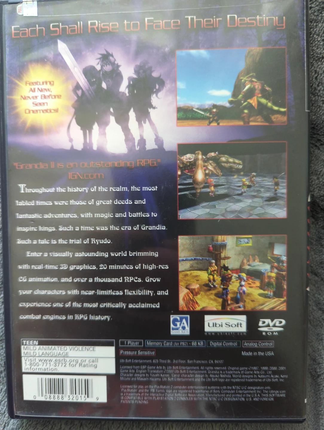 Grandia II PlayStation 2 Game - photo 2