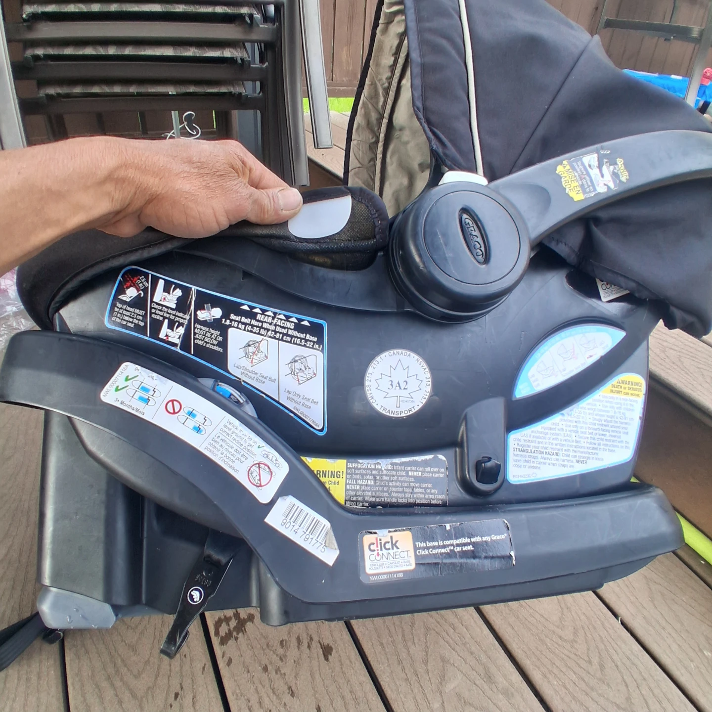 Graco SnugRide Infant Car Seat - photo 3