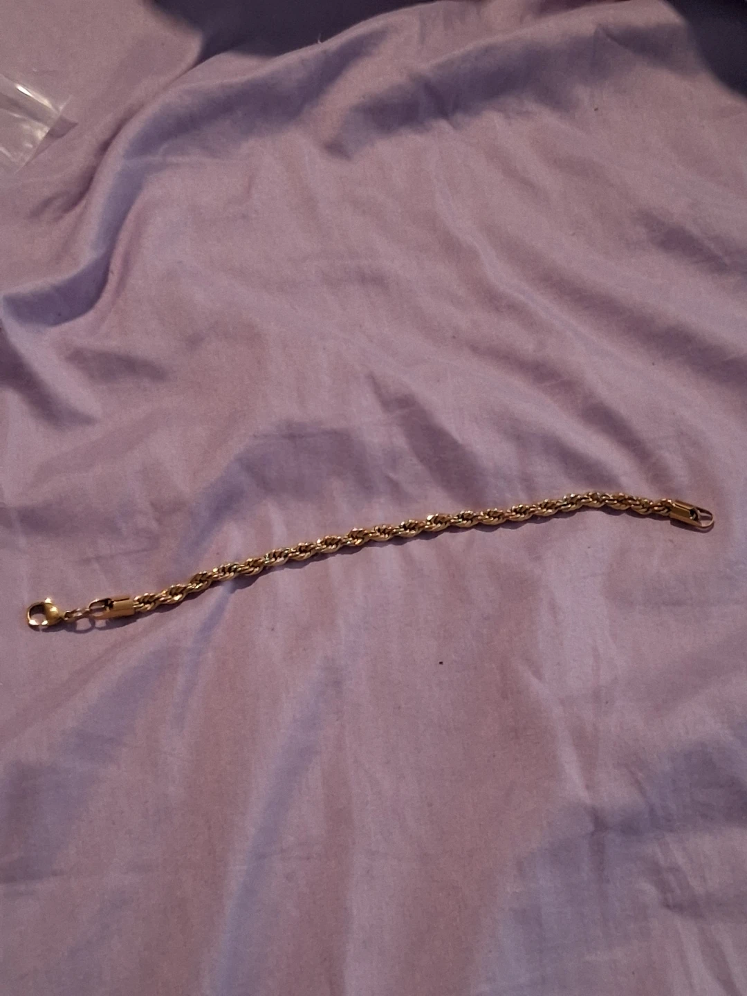 Gold Rope Chain Bracelet - photo 3