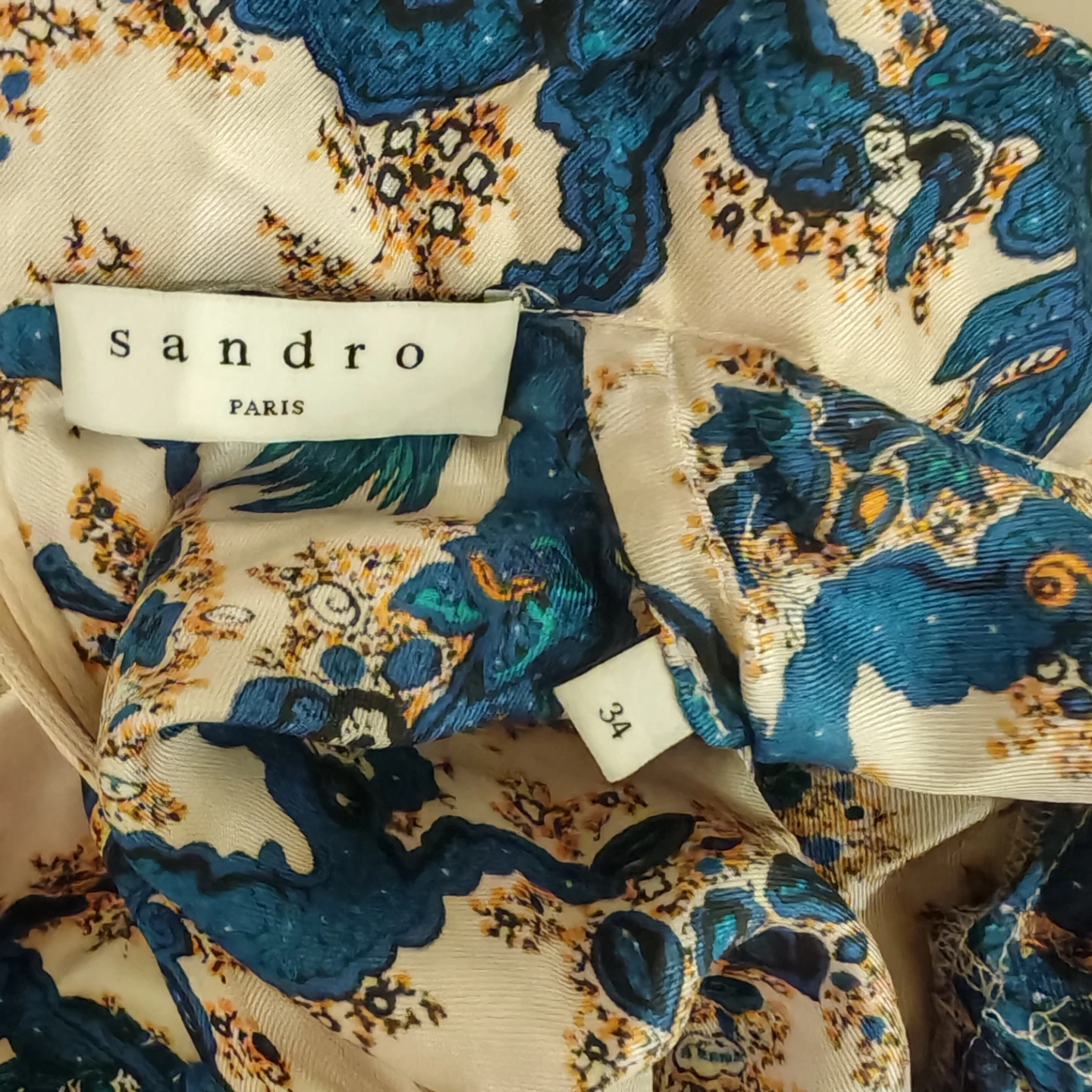Sandro Paris Silk Dress - Size 34 - photo 5