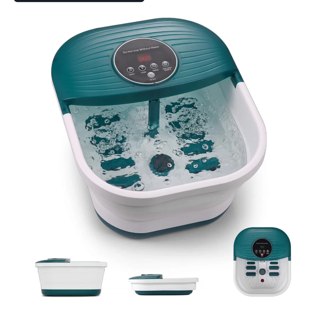 SPA4PIEDS Collapsible Foot Spa Bath Massager