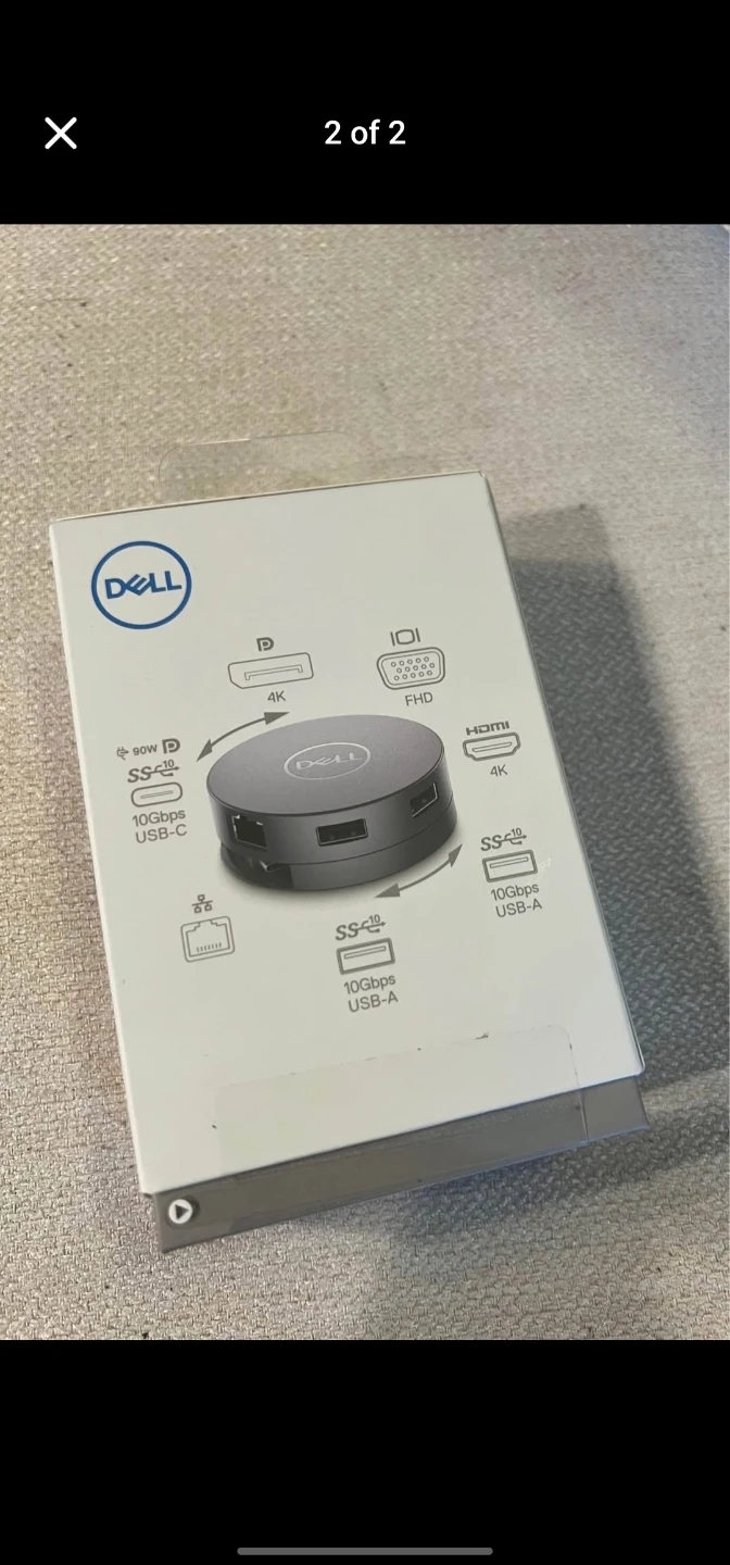 Dell USB-C Hub computer usb adapter and display adapter