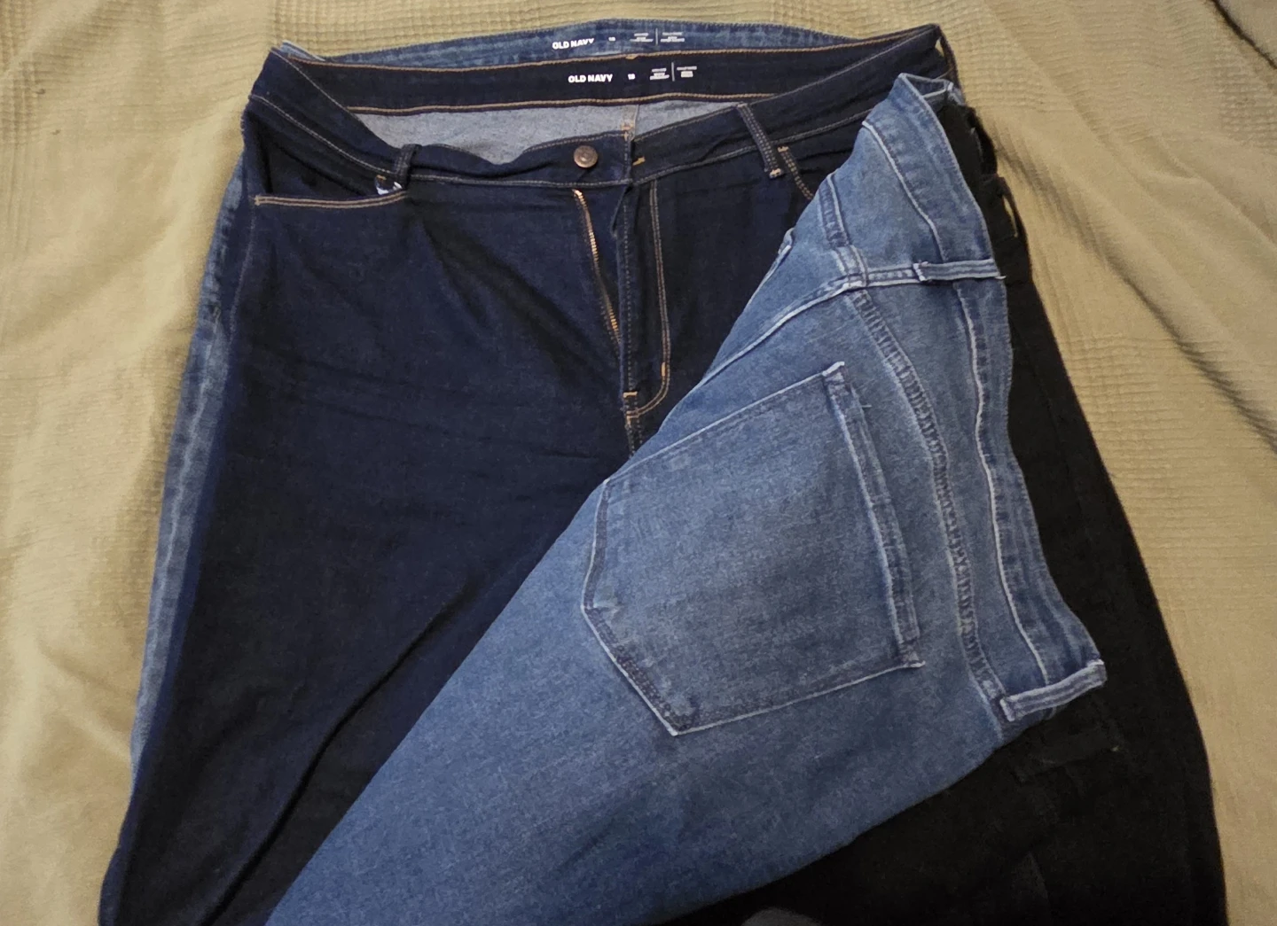 Lot 5 Pair Women's Old Navy Plus Sized Jeans - size 18 - photo 3