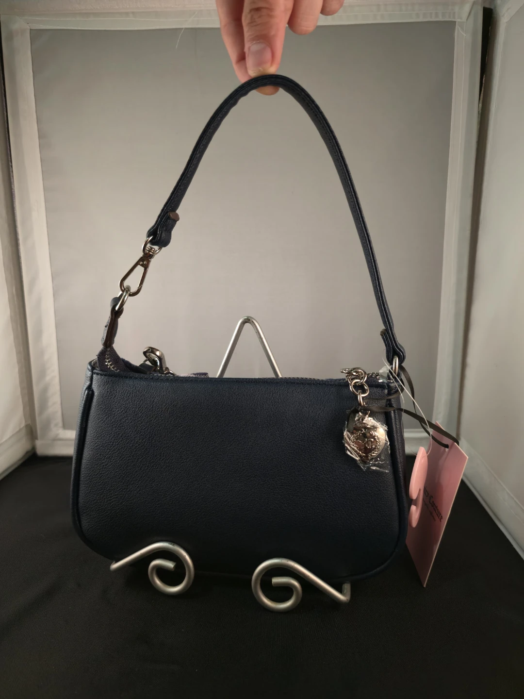 Juicy Couture Blue Velour Shoulder Bag - photo 4