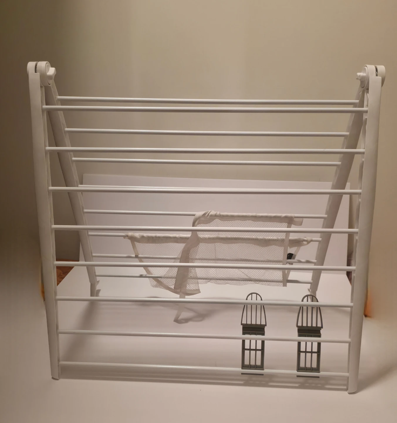 White Folding Drying Rack - photo 2