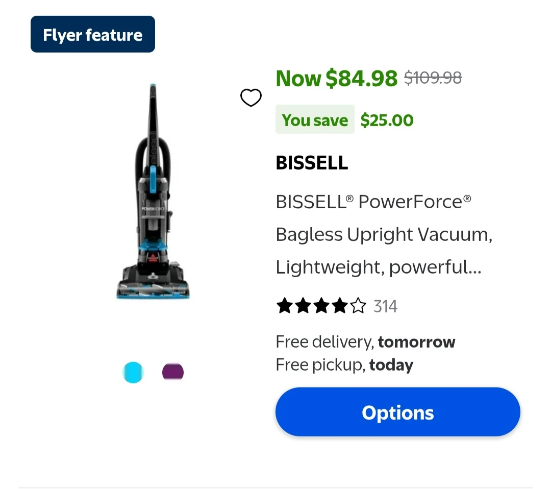 BISSELL PowerForce Bagless Upright Vacuum