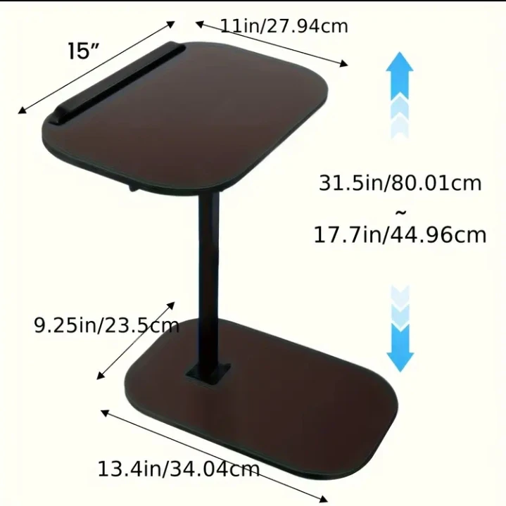 (BRAND NEW) Adjustable Height Side Table Laptop Stand Table - photo 5