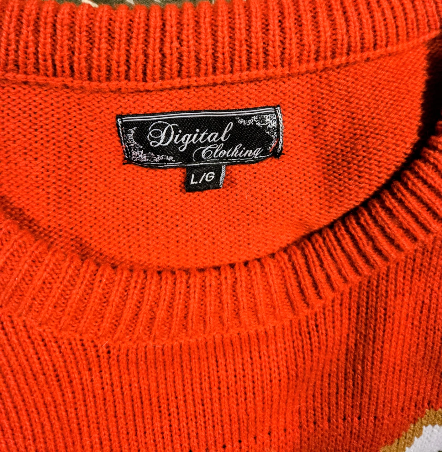 Orange Cat Sweater L/G - photo 3