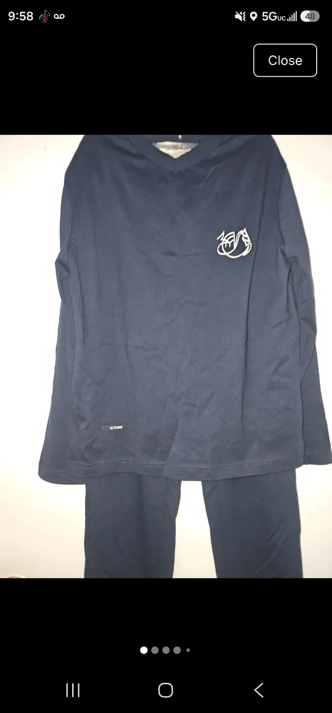 Jacquemus x Air France Pajama Set Navy Blue Size S