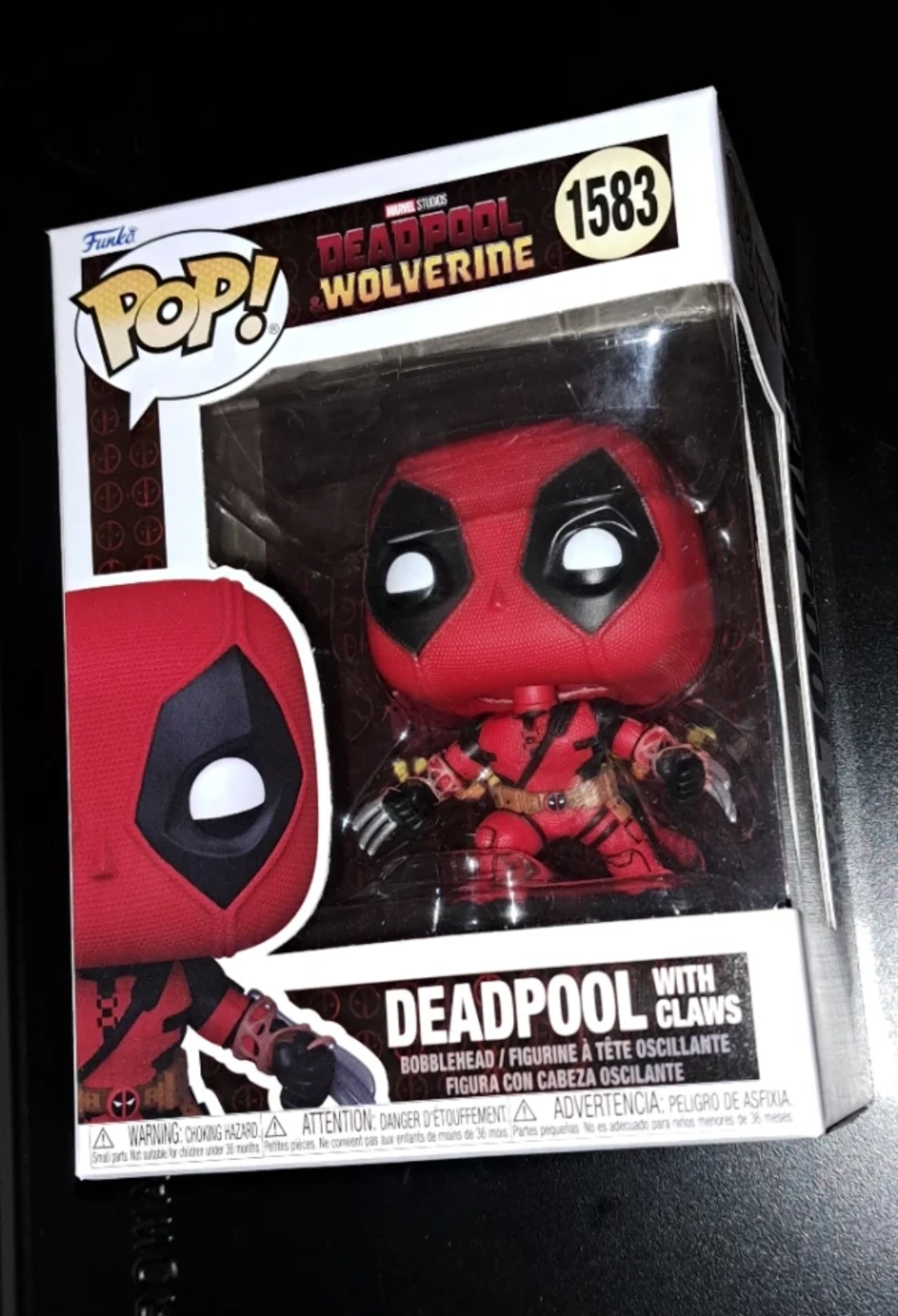 Funko Pop Deadpool with Claws #1583 Marvel