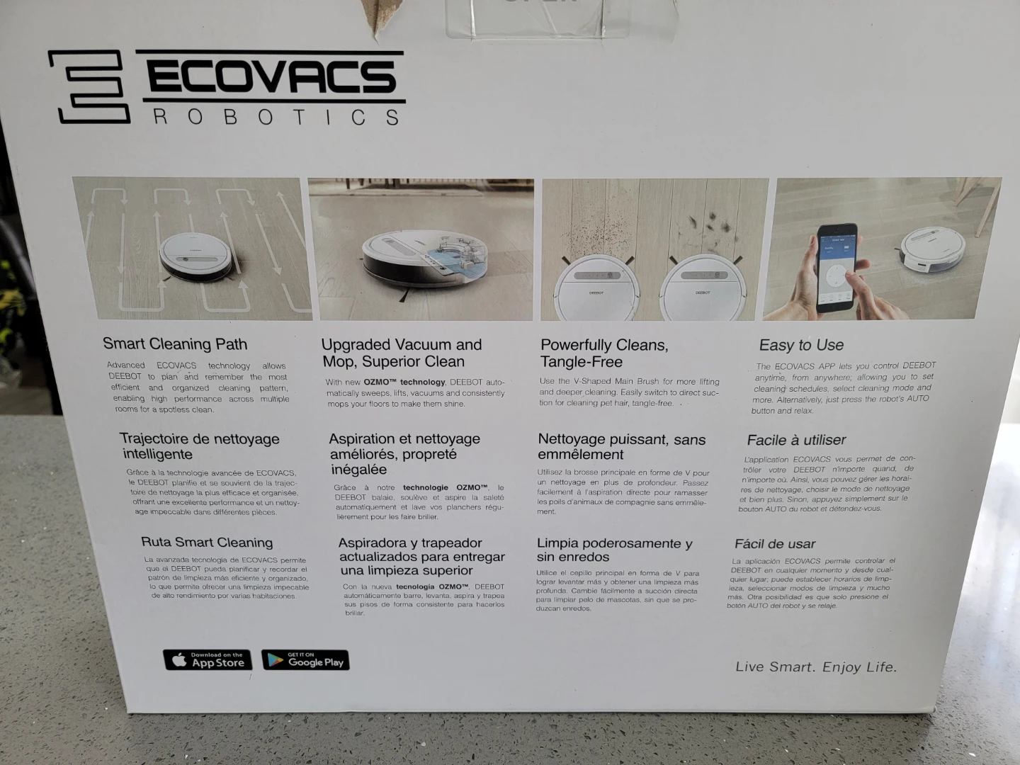 ECOVACS DEEBOT OZMO 610 Robot Vacuum - photo 4