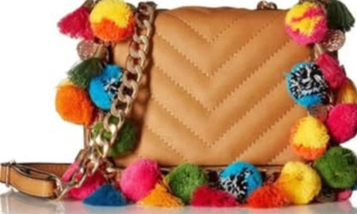 Pom Pom & Coin Crossbody Bag – Like New - photo 2