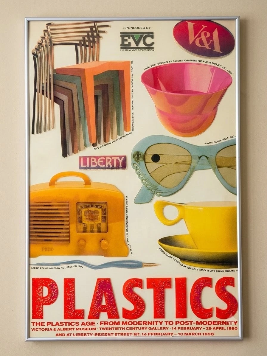 Vintage Mid-Century Modern Design Exhibition Art Poster