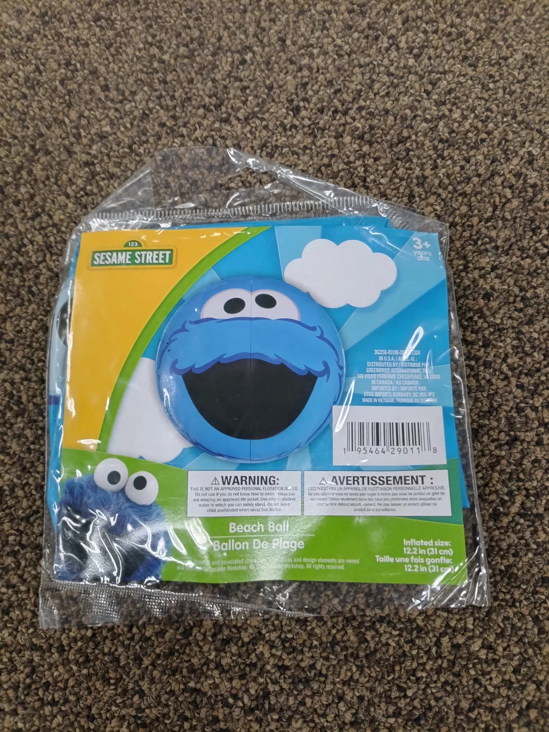 Cookie Monster Sesame Street Beach
