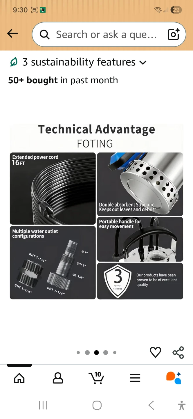 FOTING Automatic Sump Pump - photo 5